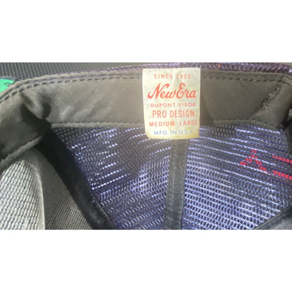 Vintage New Era Trucker Hat Supertane Adjustable Mesh Made in USA - Picture 8 of 8